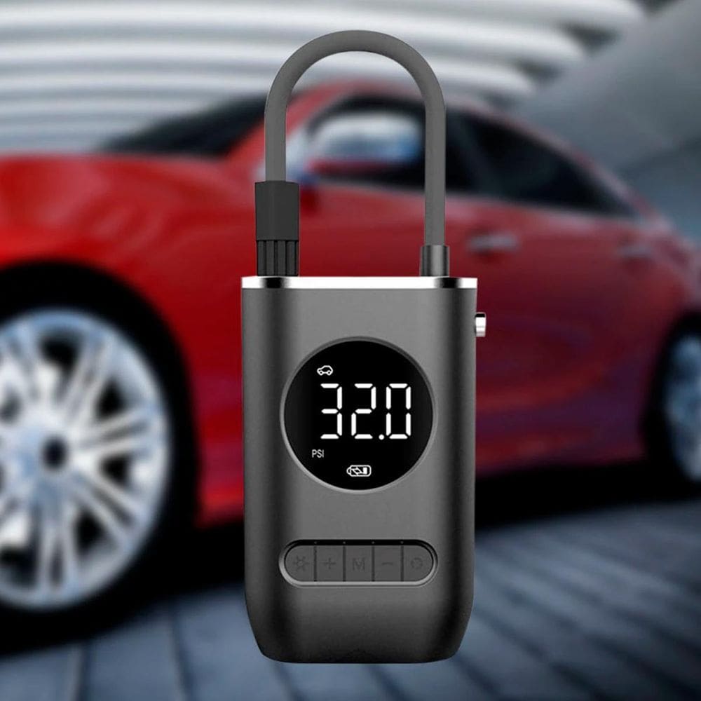 Bomba Elétrica Encher Pneu De Carro Moto Bike Digital
