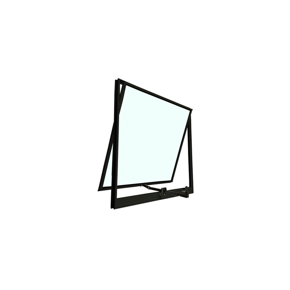 Vitro Projetante de Alumínio Preto 60x80