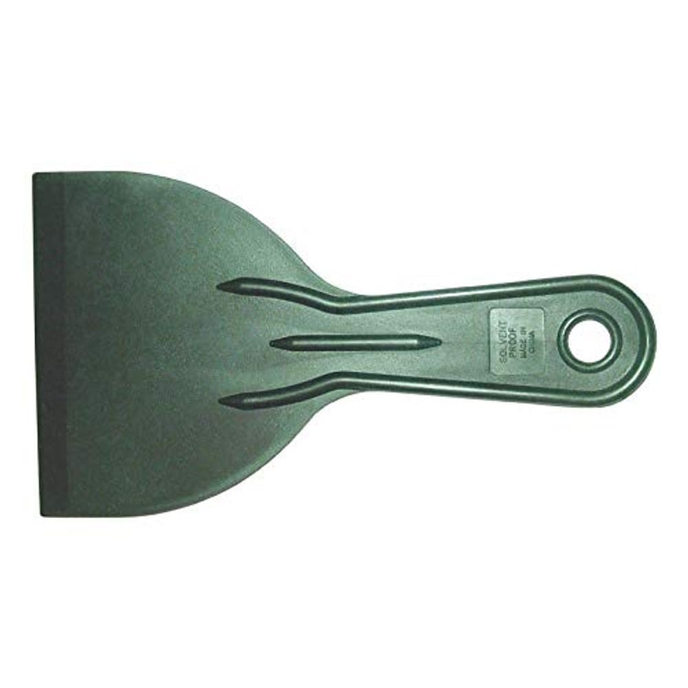 Espátula ALLWAY de plástico flexível de 10 cm, pacote com 12