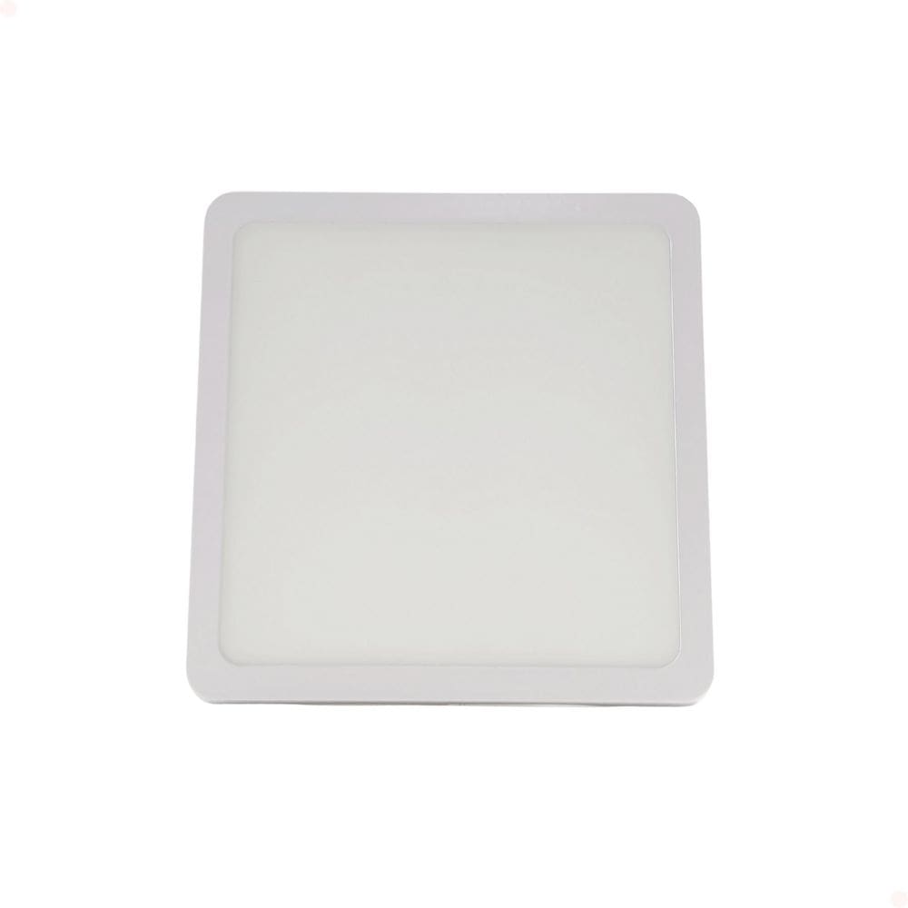 Painel Led Sobrepor Quadrado 18W Bivolt 6000K Branco Frio