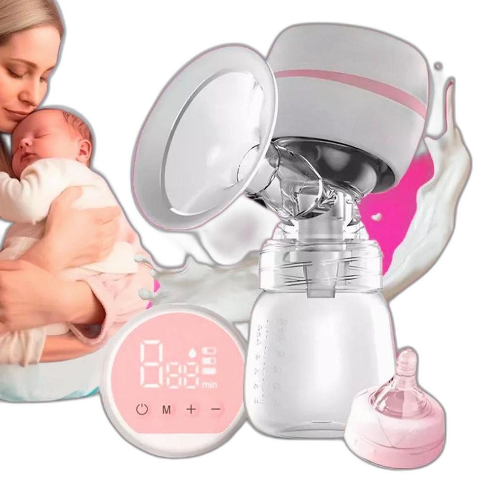 Bomba Tira Leite Elétrica Materno Digital Mamadeira 180Ml