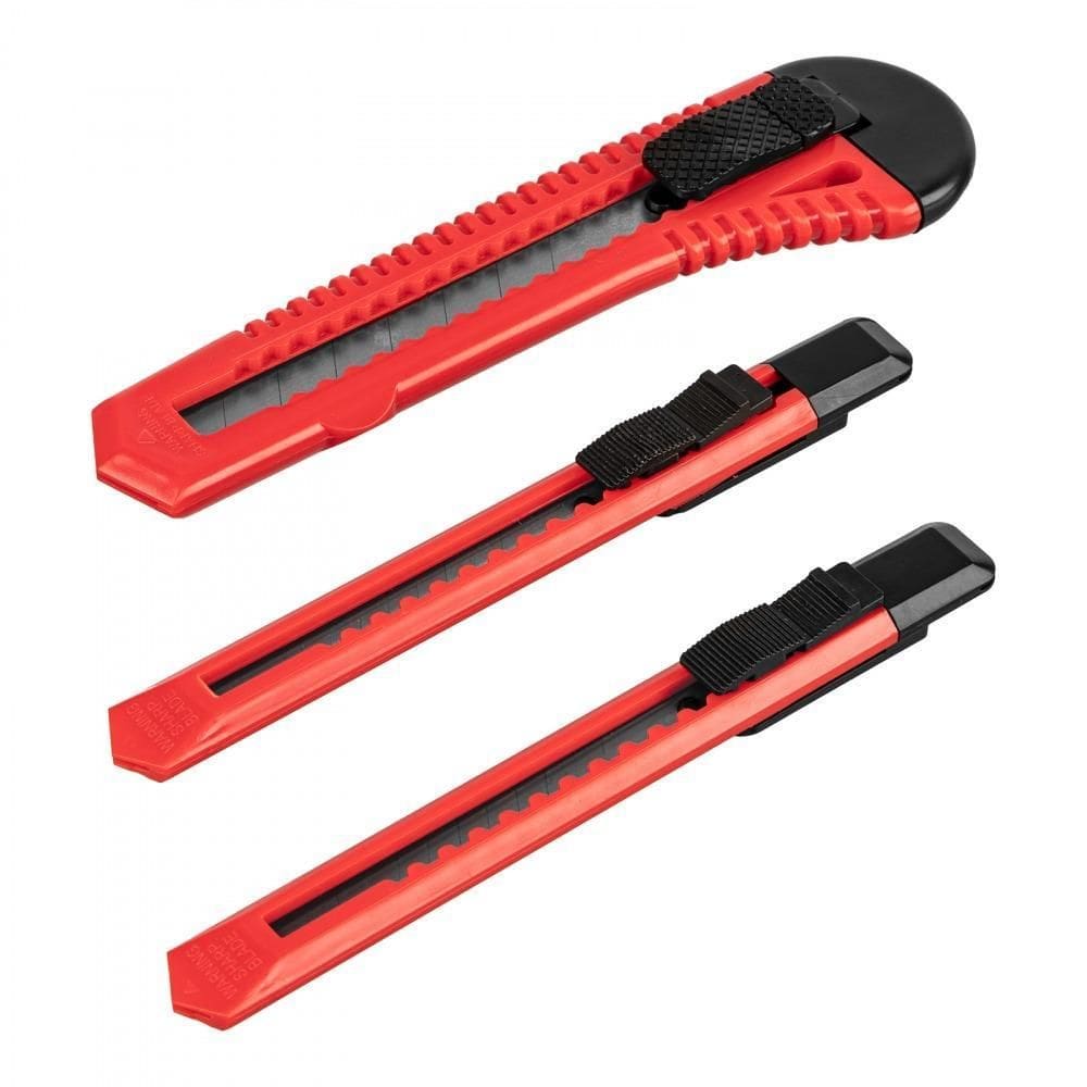 Jogo De Estilete Retrátil Com 3 Peças 789859 - Mtx