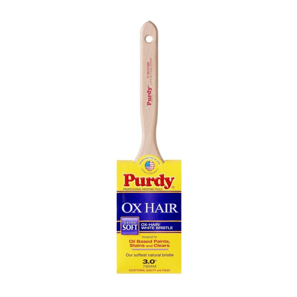 Pincel de pintura Purdy Ox-Hair Series Ox-O-Thin Flat Trim 3 cm