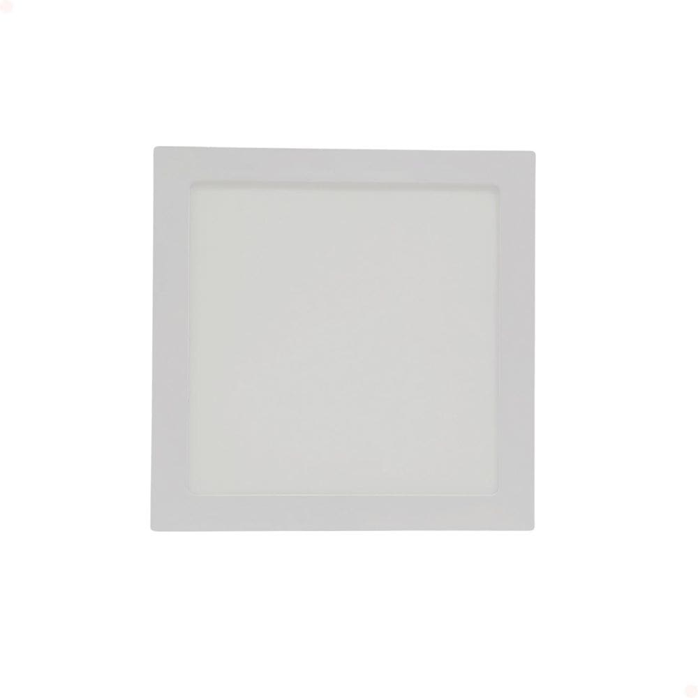 Painel Led Embutir Quadrado 18W Bivolt 6000K Branco Frio