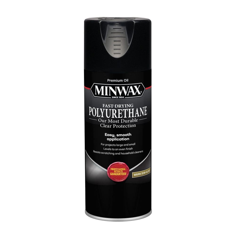 Spray de poliuretano Minwax Fast Drying Clear Semi-Gloss 340mL