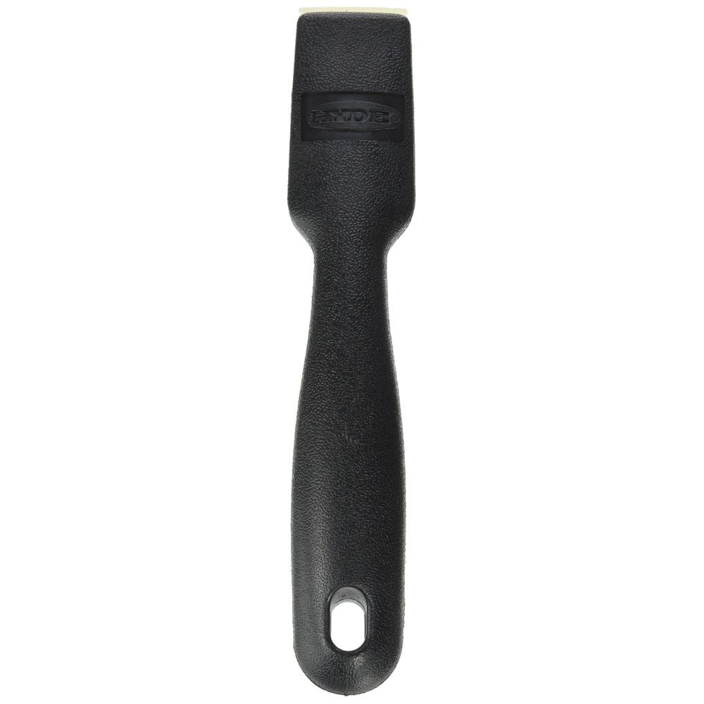 Scraper Hyde 946 1 preto e prata em aço de alto carbono com 2 bordas