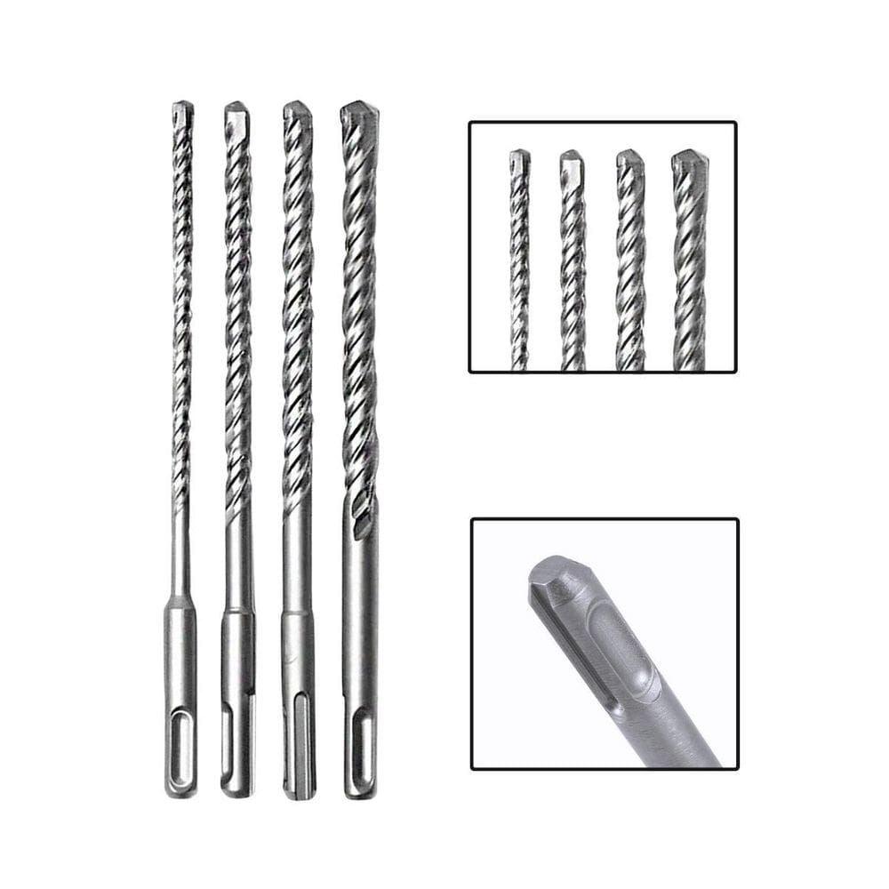 Jogo 4 Brocas De Widea/Videa Sds Plus Longa 6,8,10,12X310Mm