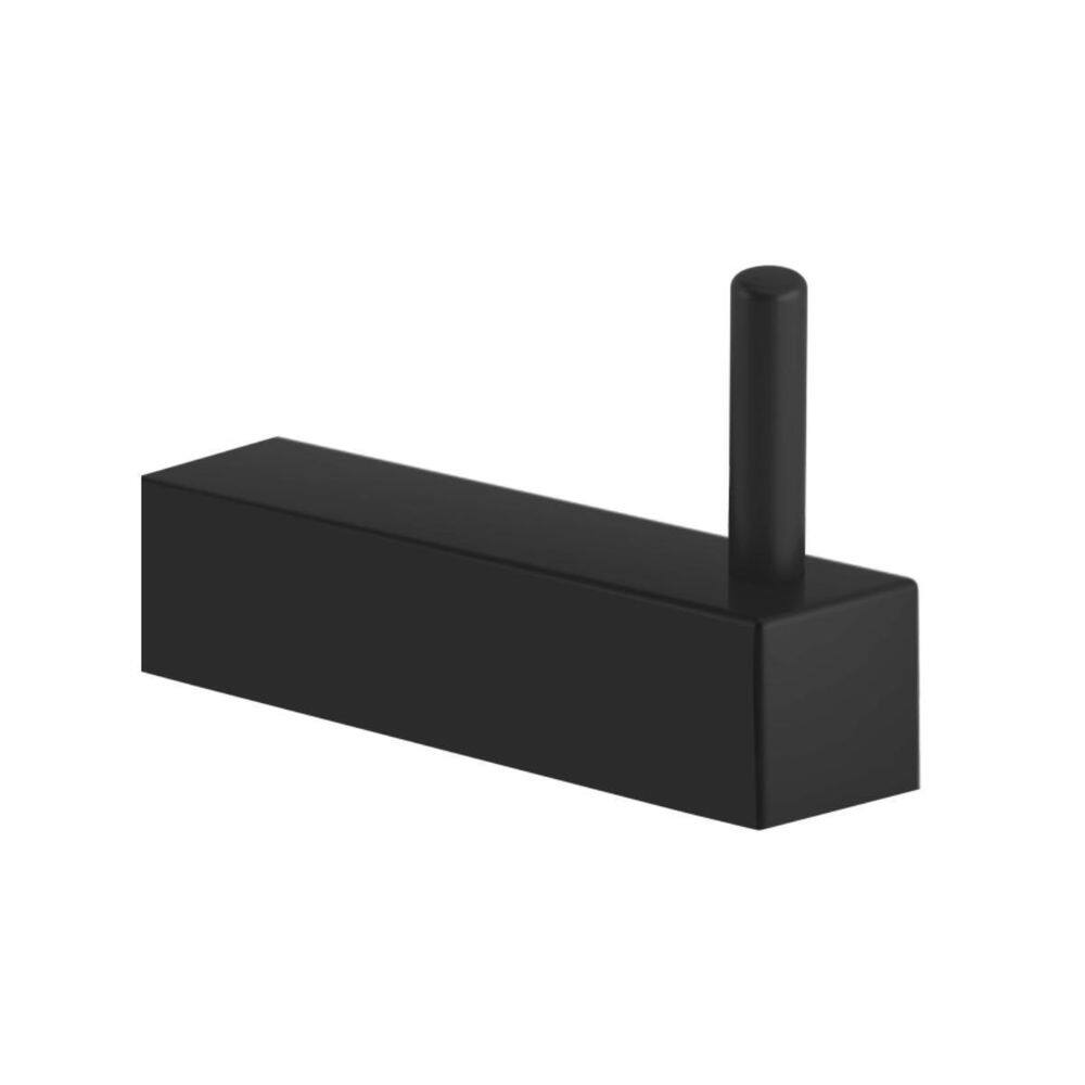 Cabide Gancho Para Banheiro Preto Fosco Troia Grego Metal