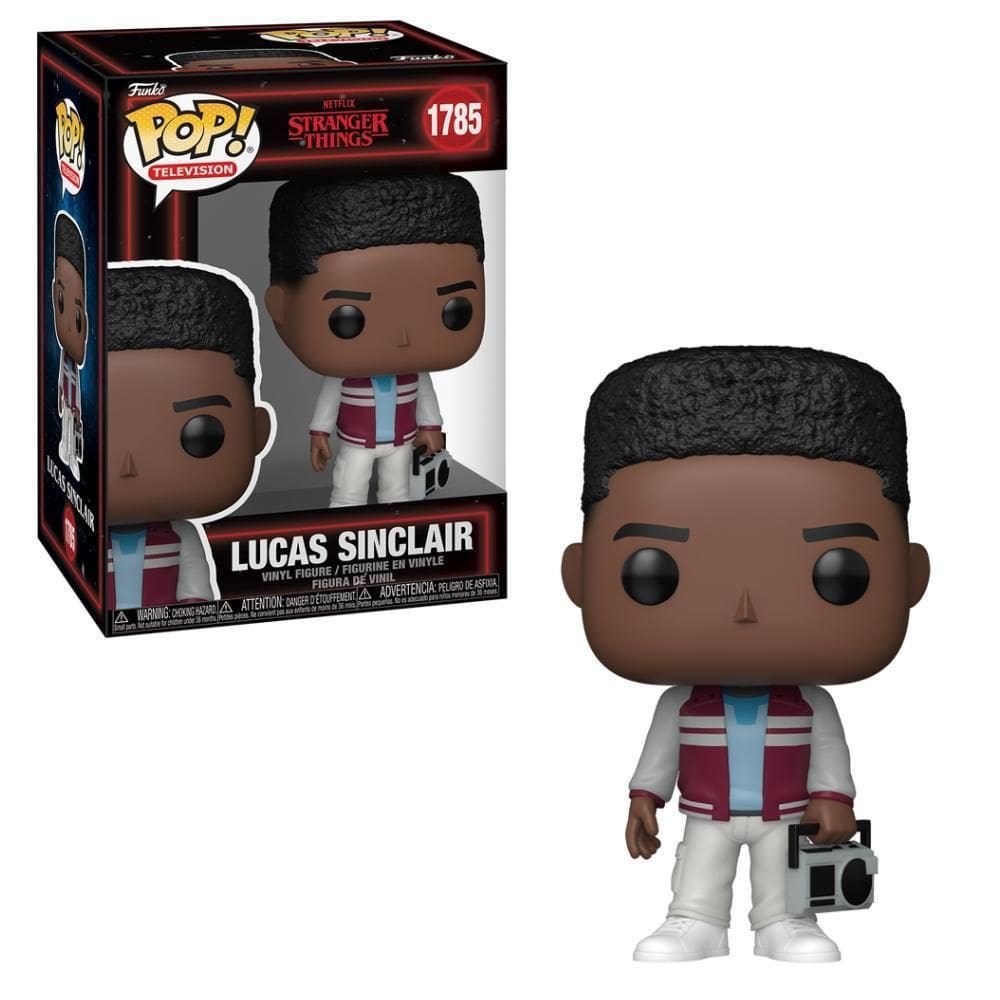 Boneco Funko Pop Netflix Stranger Things T5 Lucas Cx De Som