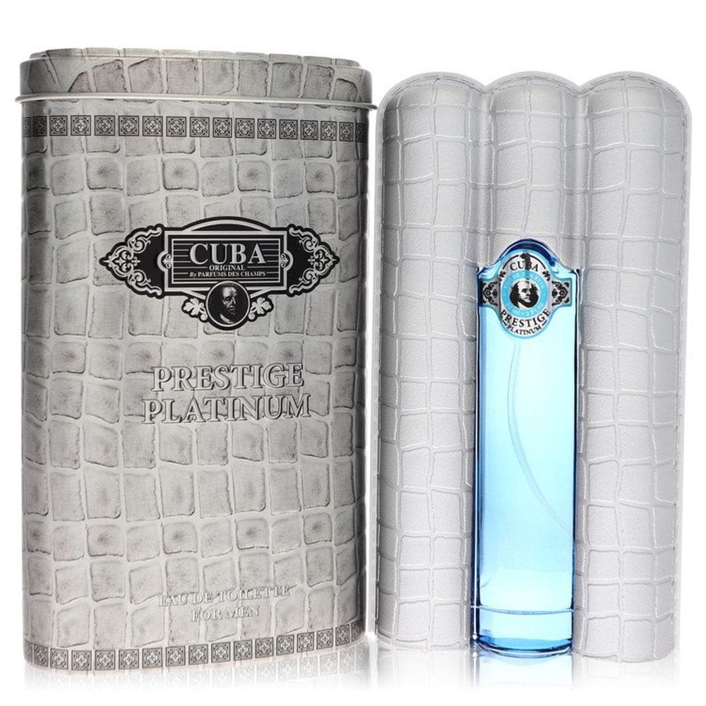 Perfume  Masculina Cuba Prestige Platinum Fragluxe 90 ML Eau De Toilette