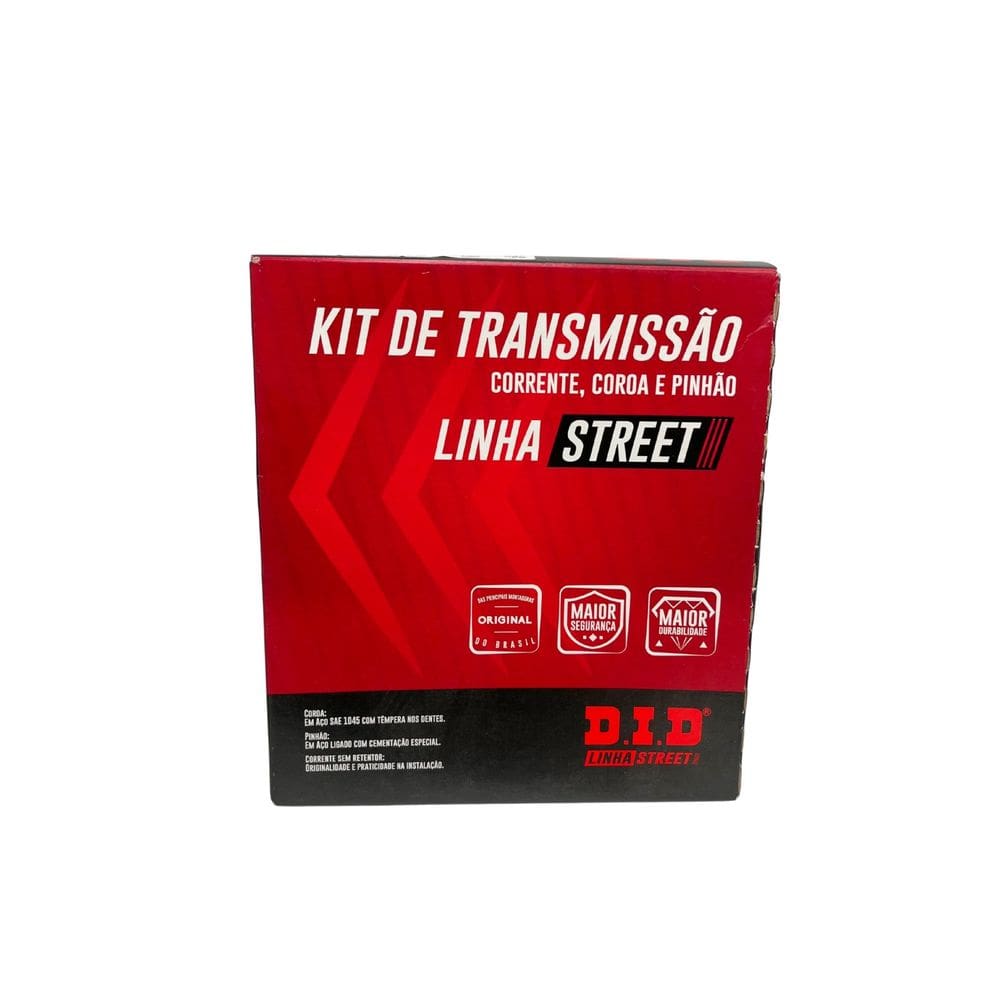 Kit Relação DID Street Honda Nxr160 Bros 2015 À 2023 Xre 190 2016 À 2024