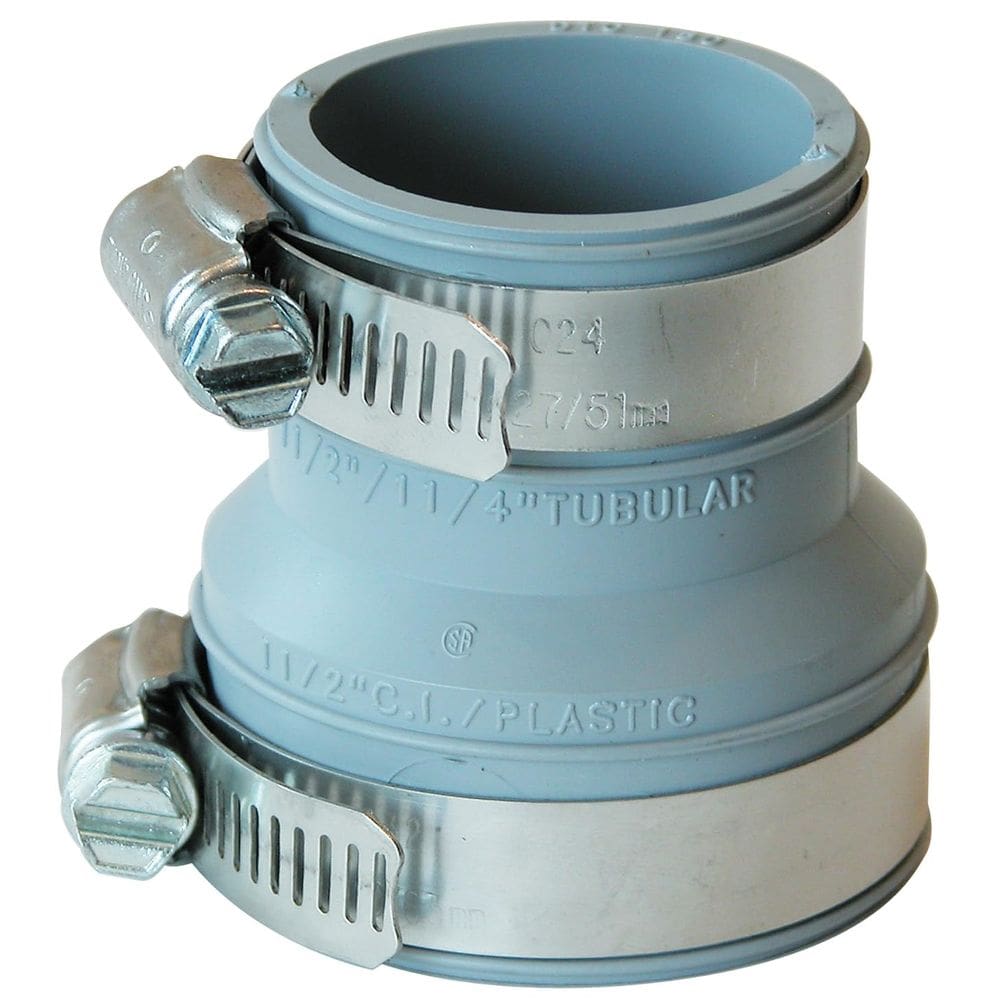 Conector de armadilha de drenagem Fernco DTC-150 para tubos de 1,5 “e 1,25”
