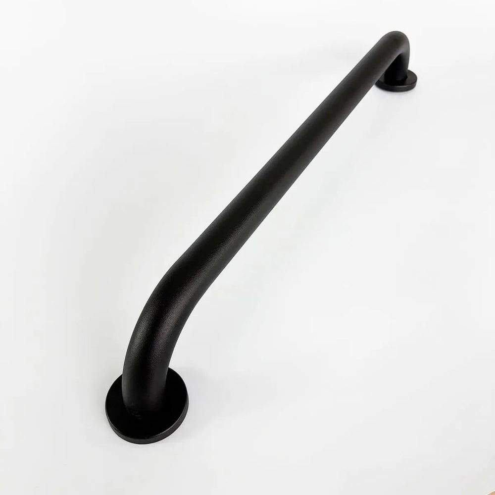 Barra De Apoio 60Cm Sicmol Aluminio Reta - Preta 18138