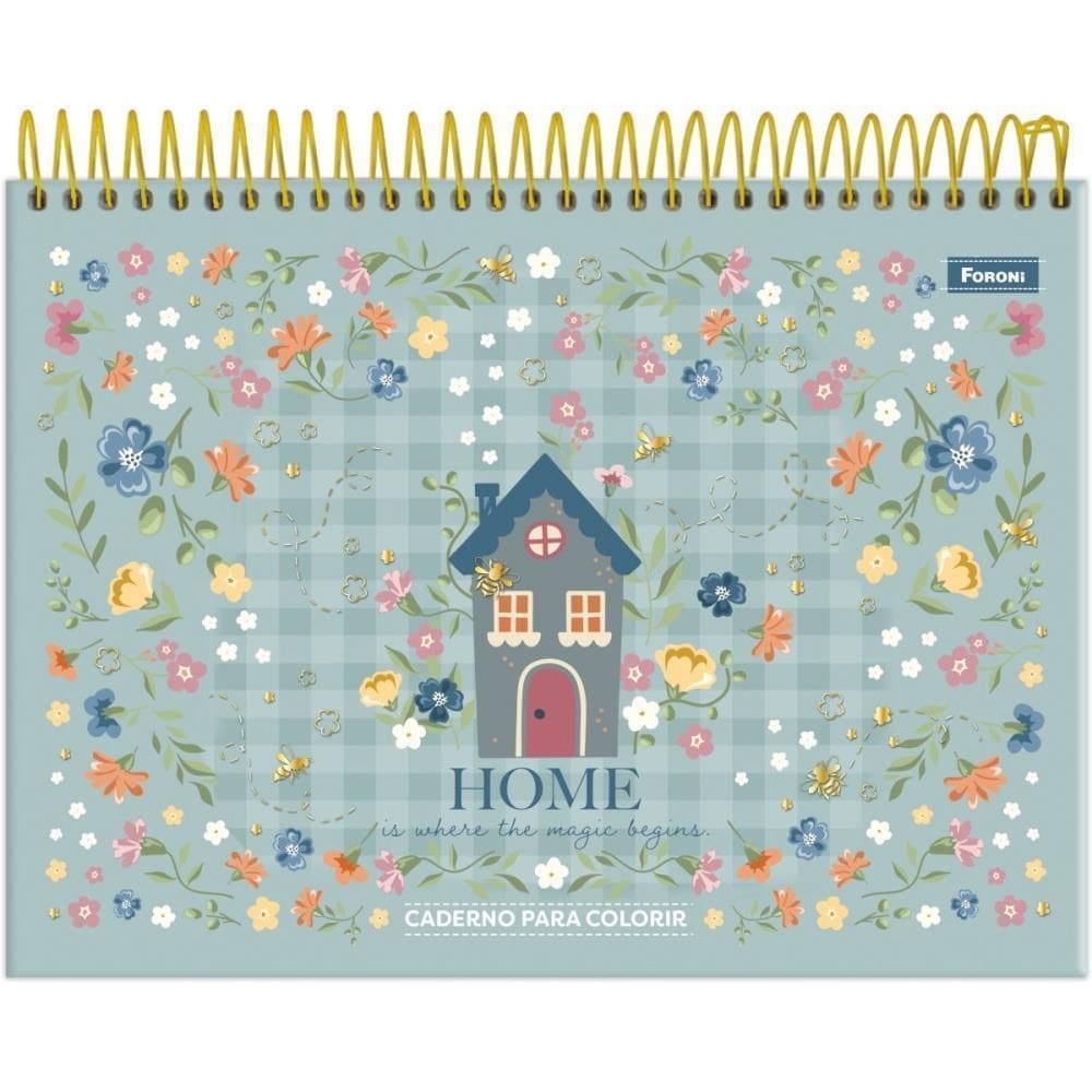 Caderno Desenho Univ Capa Dura Milly Para Colorir 24Fls Pct.