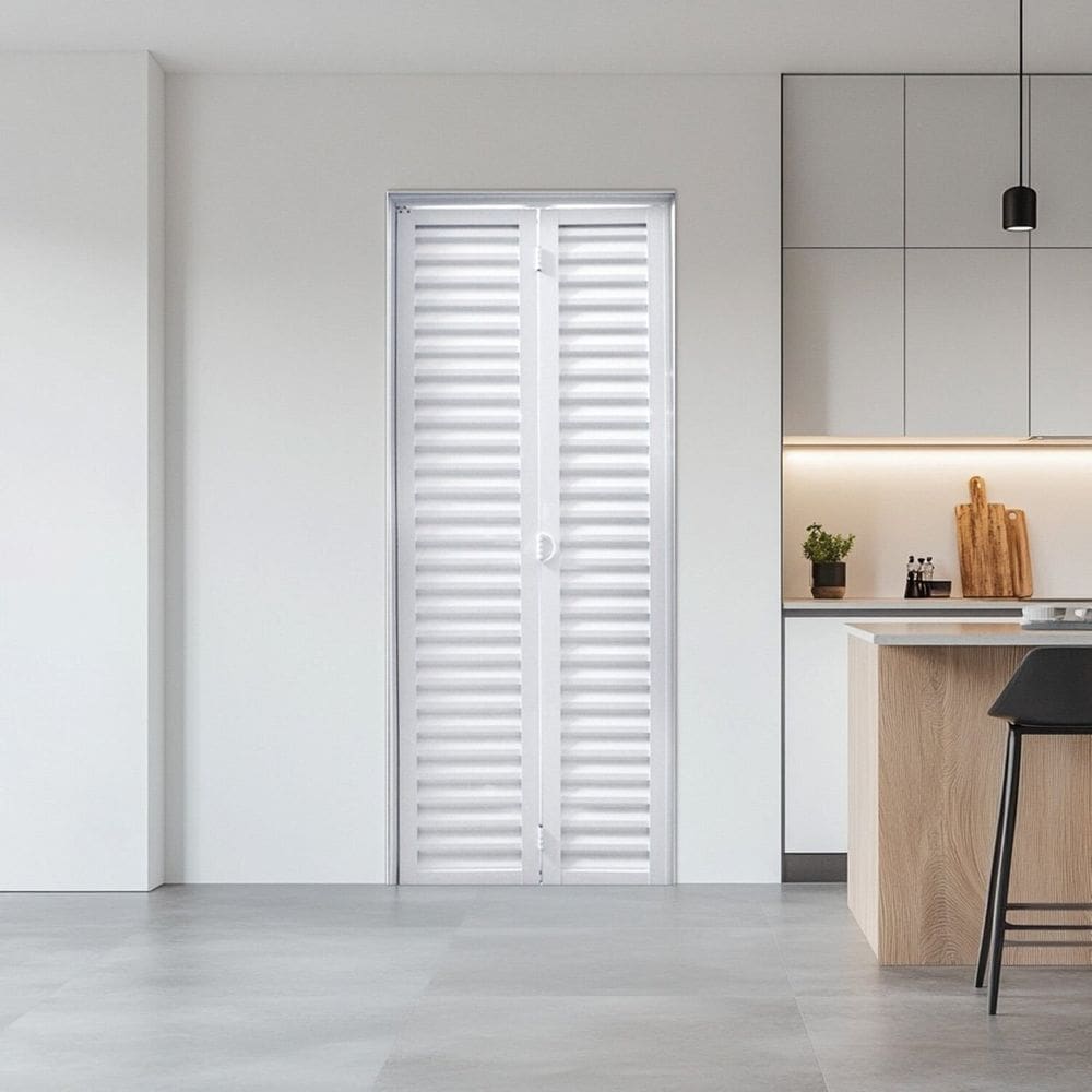 Porta Camarão Palheta Alumínio 80 x 210cm Lado Esquerdo Hale