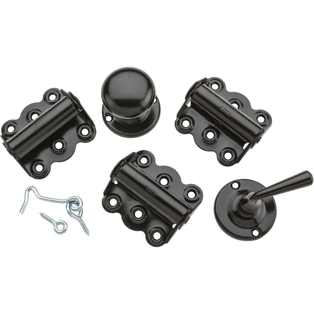 Kit de hardware para portas de tela National Mfg. N100-014 Preto