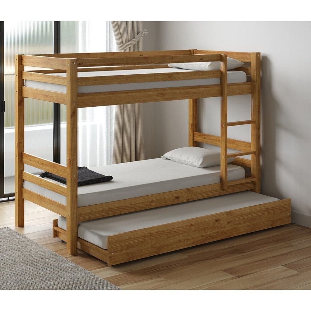 Treliche Solteiro em Madeira Maciça La Paz Espresso Móveis Nogueira