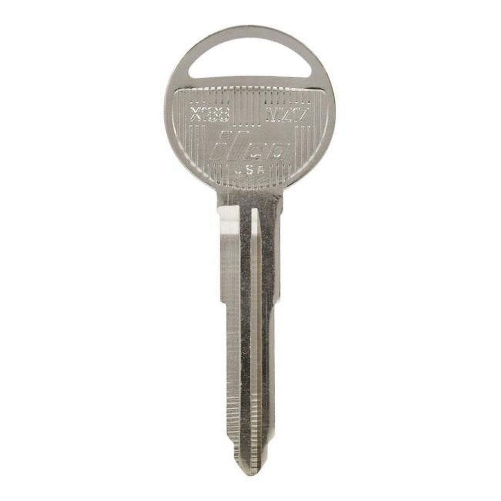 Chave automotiva em branco de dupla face para Mazda Hillman x10