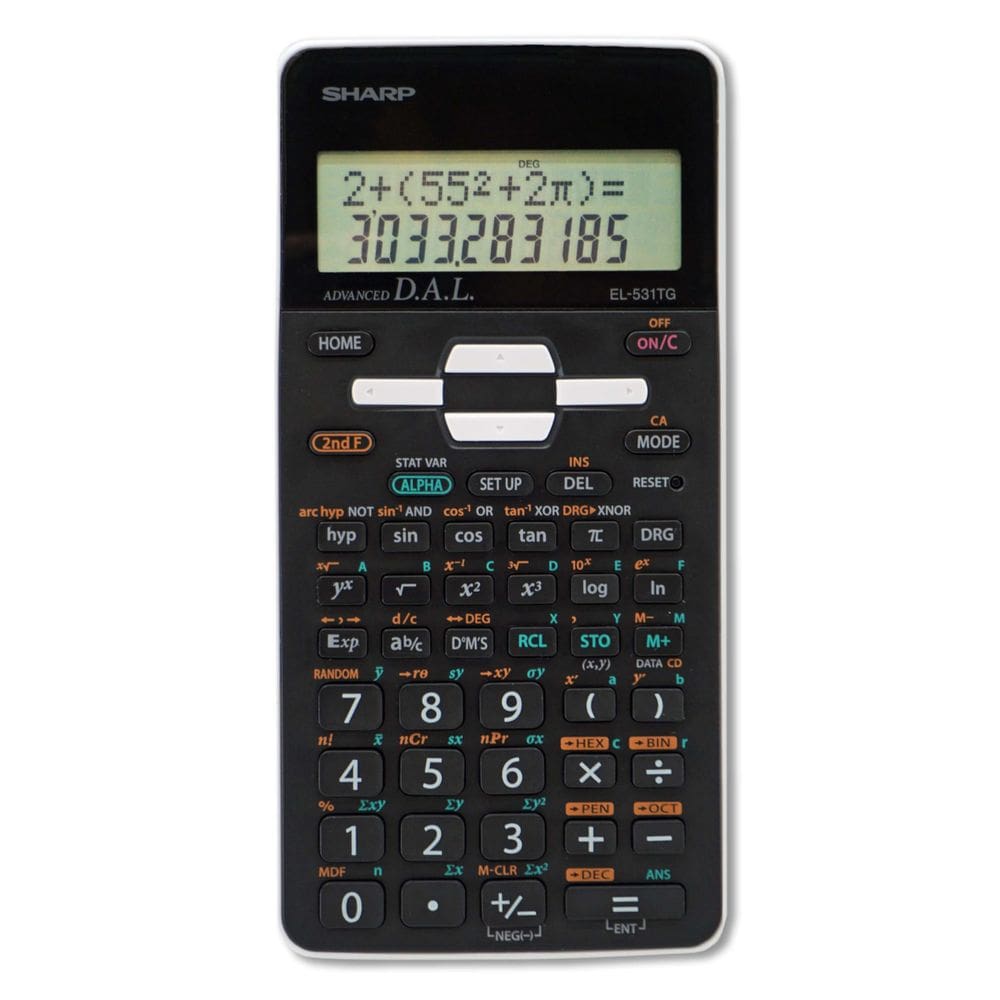Calculadora científica/de engenharia Sharp EL-531TGBBW 12 dígitos