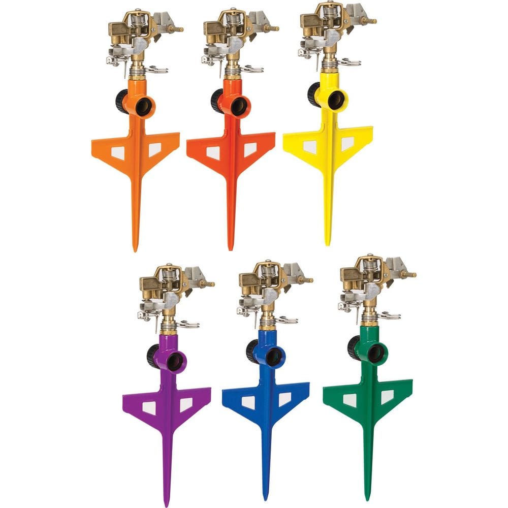 Aspersor Dramm Color Storm Stake em latão durável