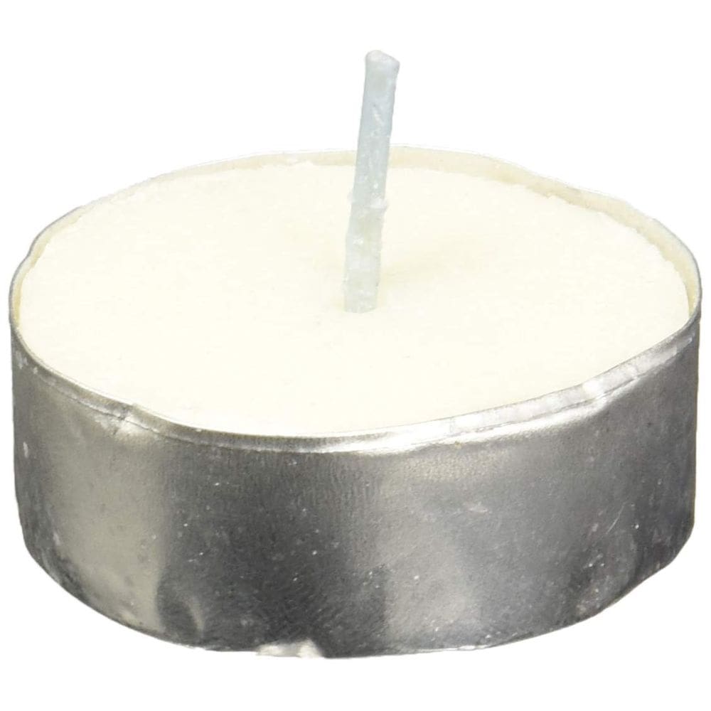 Vela Tealight sem perfume à luz de velas, pacote com 50