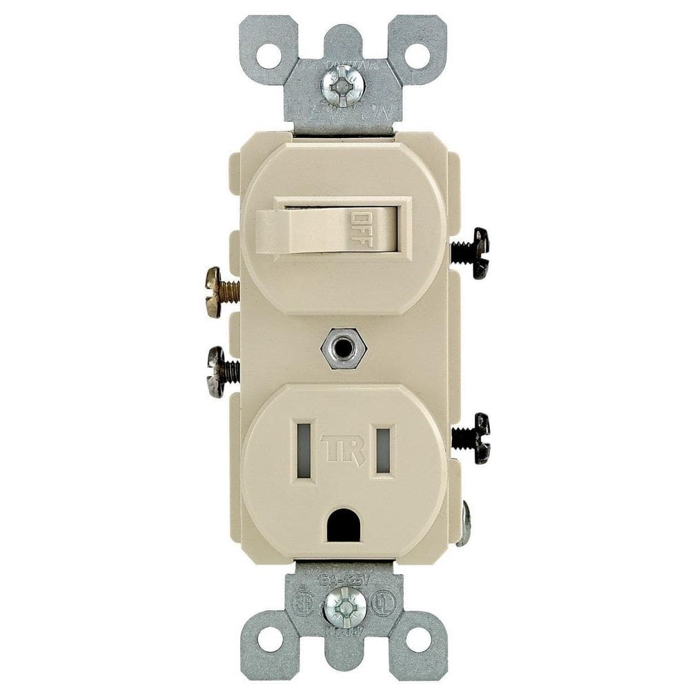 Switch Leviton T5225-IS Caixa de parede padrão interna/externa