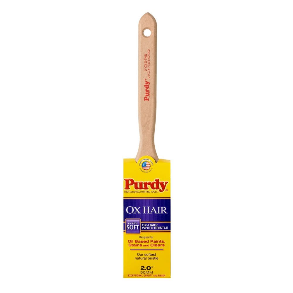 Pincel de pintura Purdy Ox-Hair Series Ox-O-Thin Flat Trim 5 cm