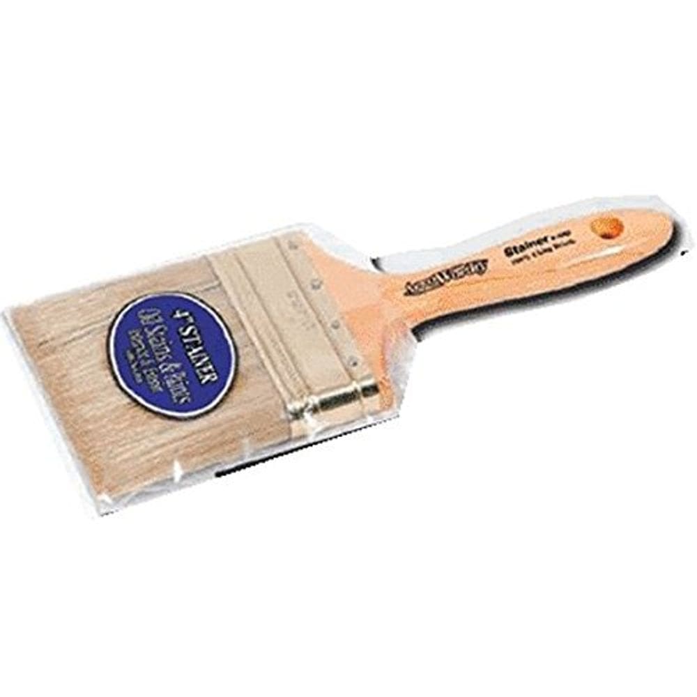 Pincel de manchas Arroworthy Stainer com 4 cm de largura, cerdas chinesas cinzeladas