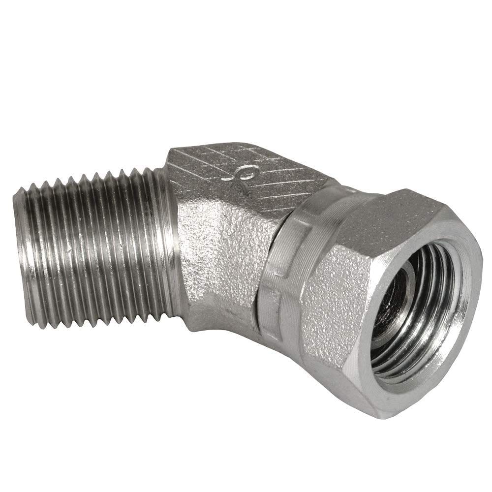 Conector para manguera Apache 39005475 de 3/8” con giro de 45°