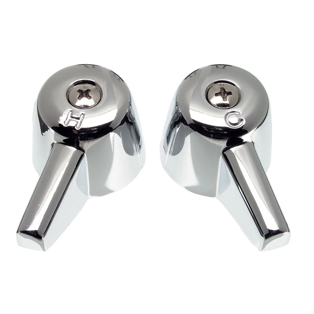 Alças de torneira Danco Central Brass Chrome 80401 (pacote com 2)
