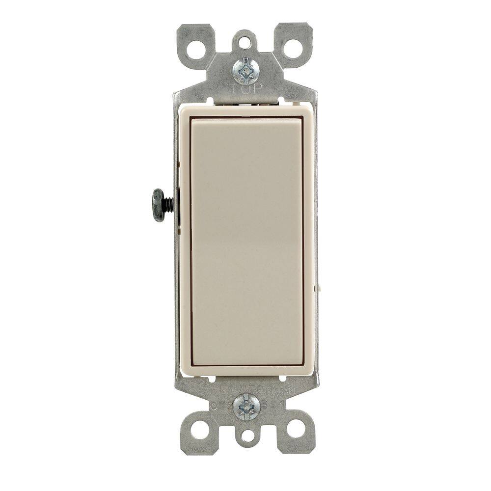Interruptor Leviton Decora Rocker de um pólo AC 15A 120/277V