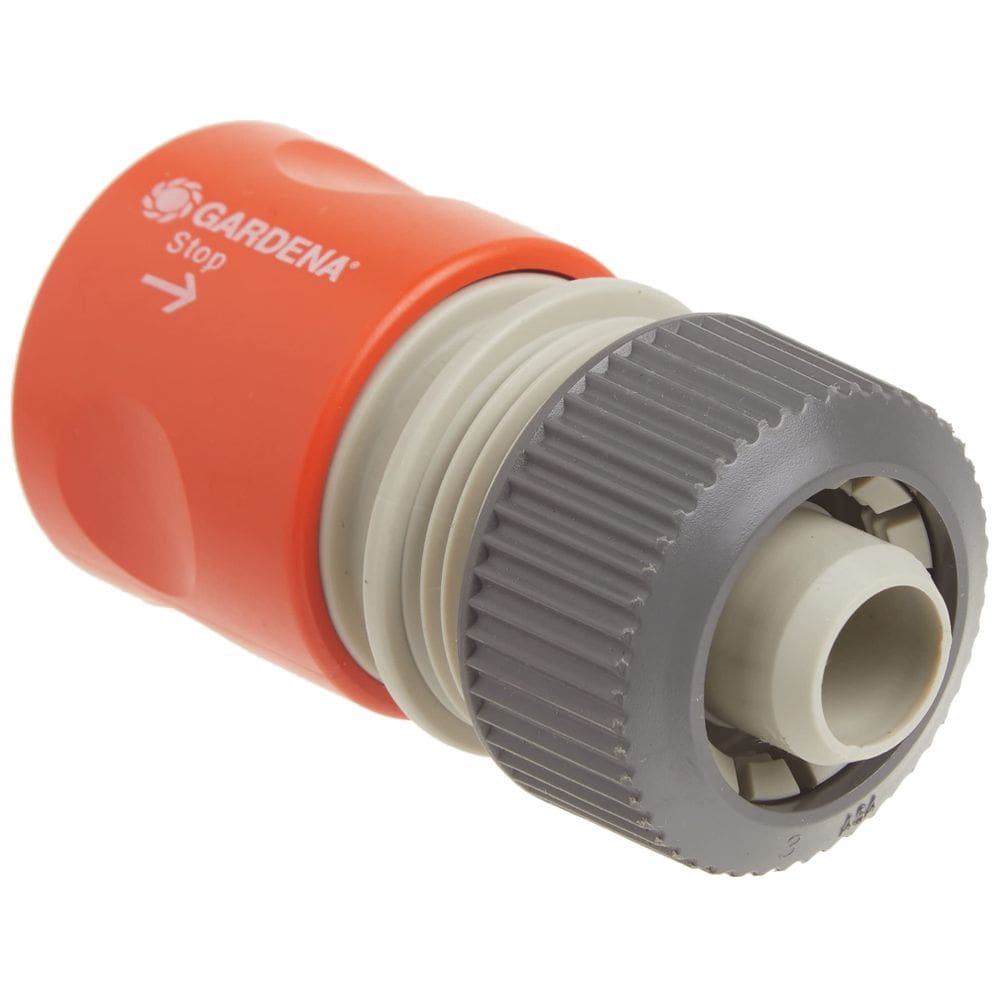 Conector de reparo de mangueira Gardena 32914 5/8” com batente de água