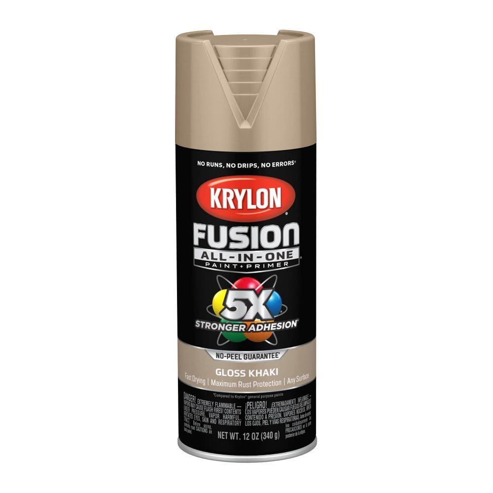 Pintura en Aerosol Krylon Fusion Todo en Uno Caqui 340 g