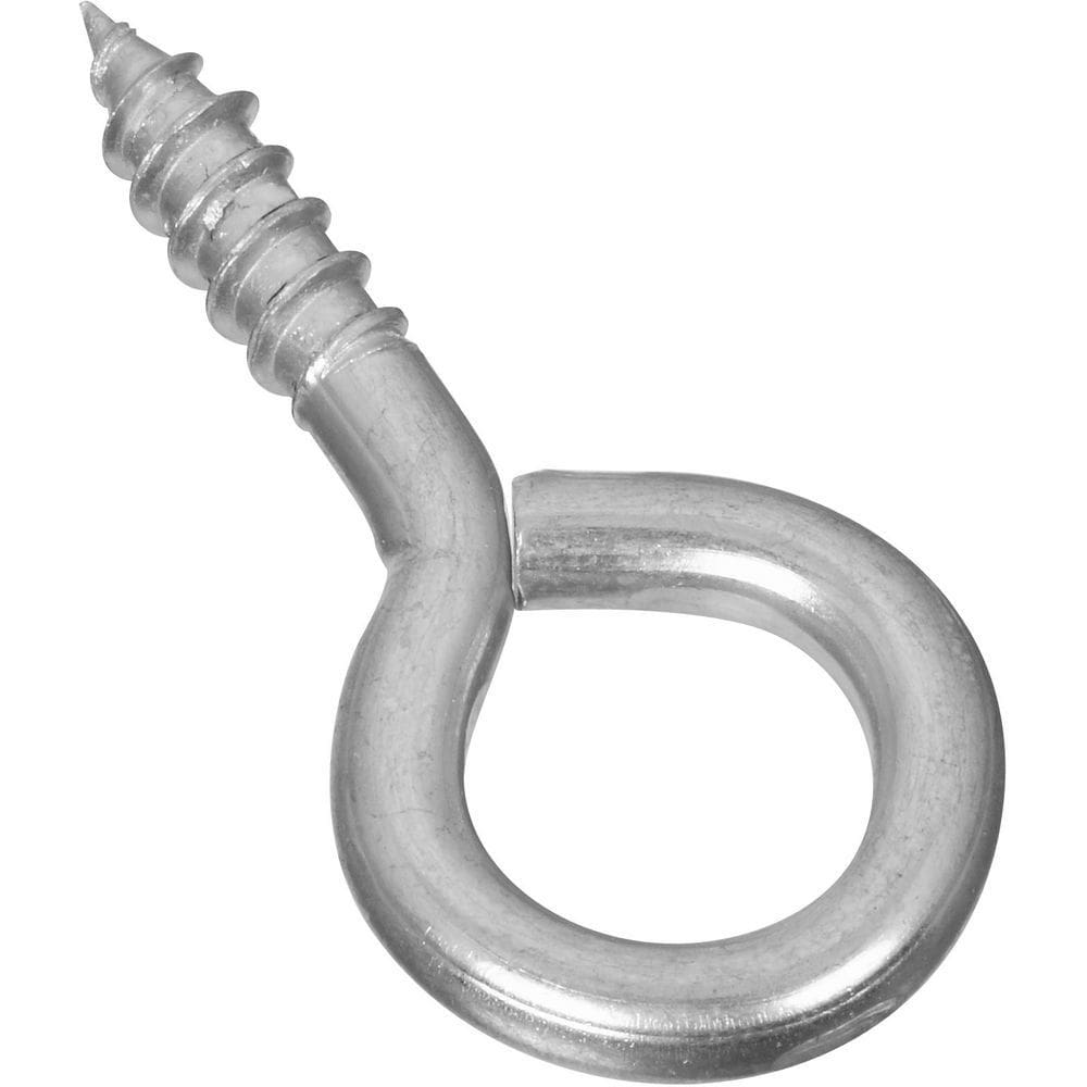 Screw Eyes National Hardware N119-222 Zincado, pacote com 4