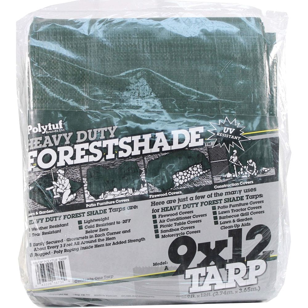 Lona Dewitt A9X12 274x366cm Resistente Verde y Negro