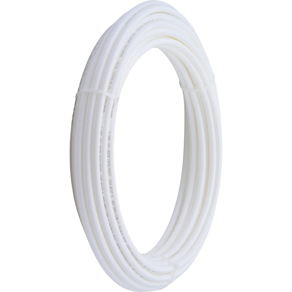 Tubo PEX SharkBite U855W100 3/8” x 100` branco para encanamento