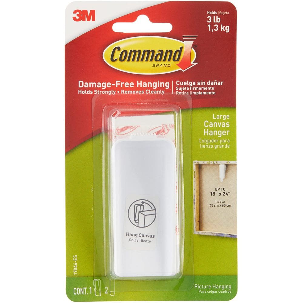 Cabide de tela grande Picture Hanger Command 1 cabide de 1,3 kg