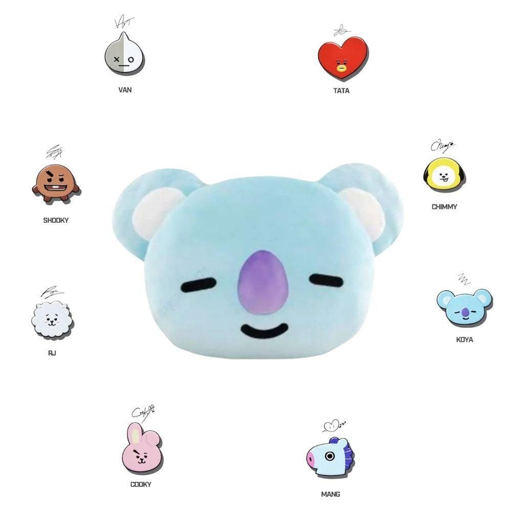 Manta Com Almofada Bt21 Presente K-pop Bts Perfeito Koya Rm