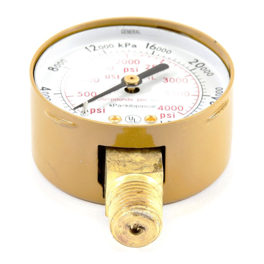 Medidor de oxigênio Forney 87727 Alta Pressão 2” Face 0-4000 PSI