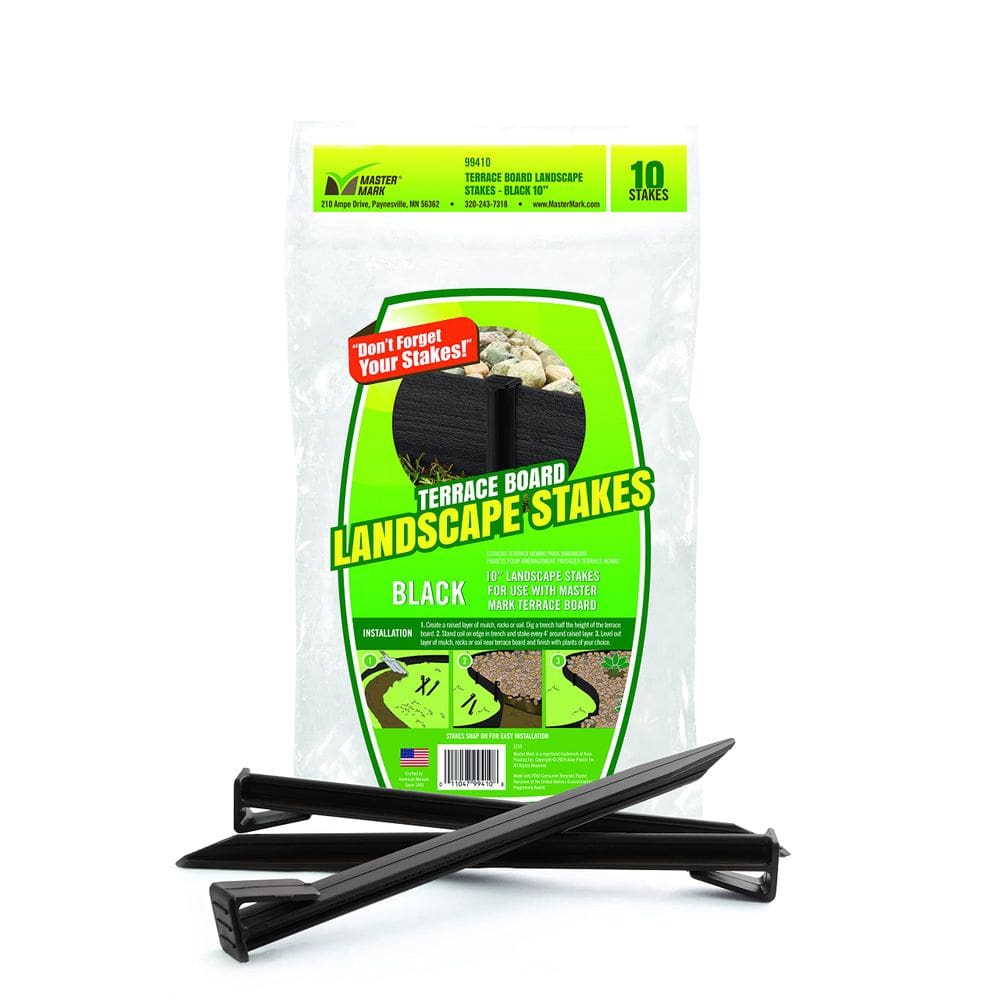 Anchor Stakes Master Mark 99410 25 cm pretas, pacote com 10