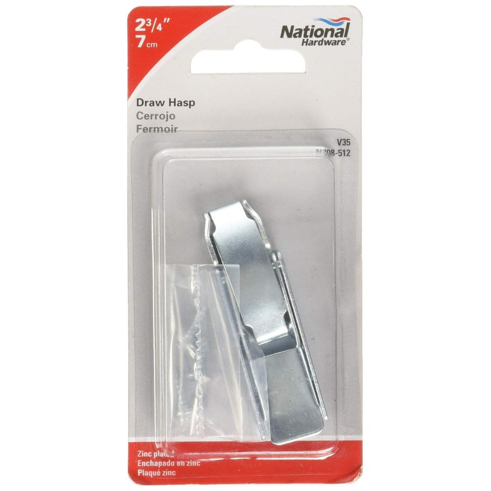 Draw Hasp National Hardware N208-512 Zinco 7 cm