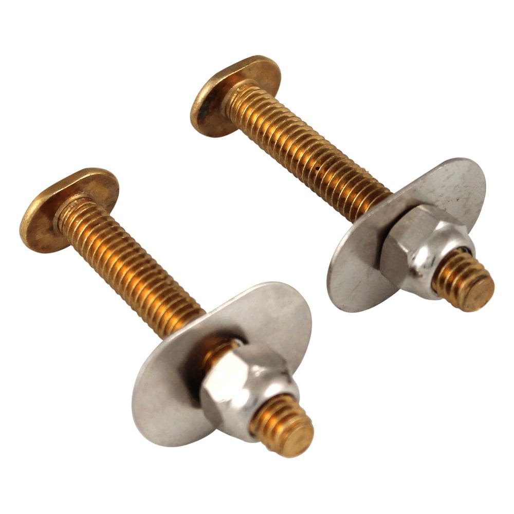 Conjunto de parafusos sanitários Plumb Pak PP835-170 5/16-18 x 5,7 cm em latão