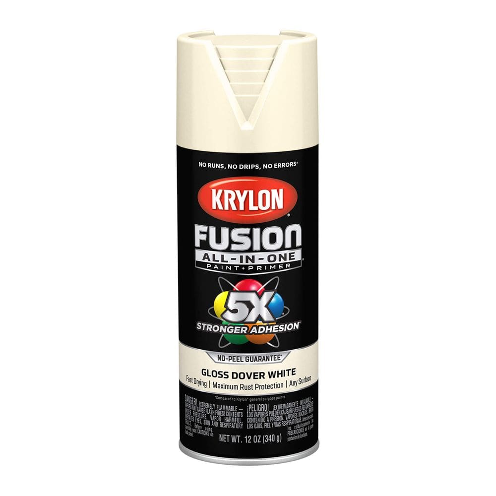 Tinta spray Krylon Fusion All-In-One Adesivo 355mL Dover White