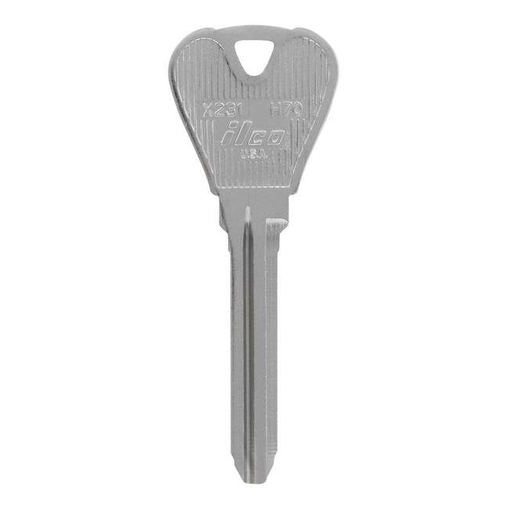 Chave automotiva em branco Hillman H70 de dupla face para Ford