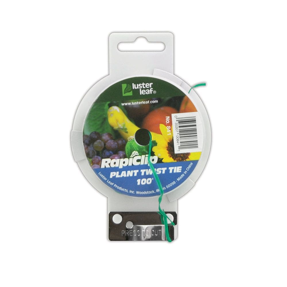 Planta de jardim Twist Tie Luster Leaf 30m verde com cortador