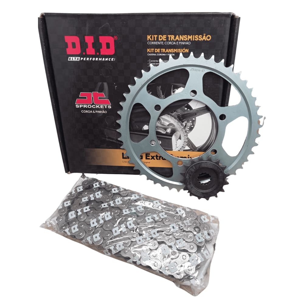 Kit Relação Transmissão Did Street Triple 675 2011 à 2015