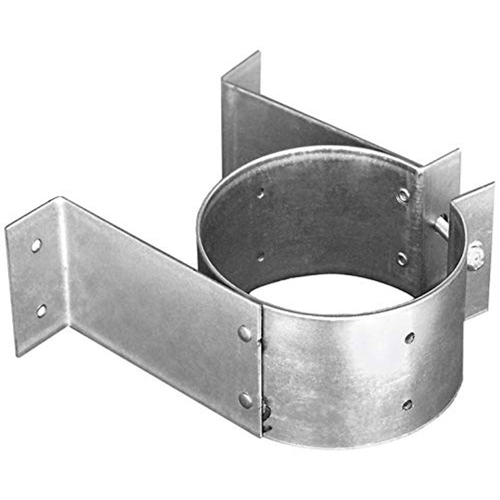 Pulseira de parede Pellet Vent DuraVent 4 em suporte de aço