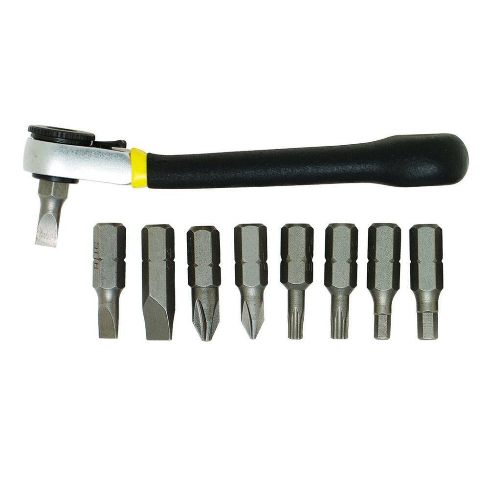 Conjunto de chaves de fenda Ratchet Offset General Tools de 9 peças