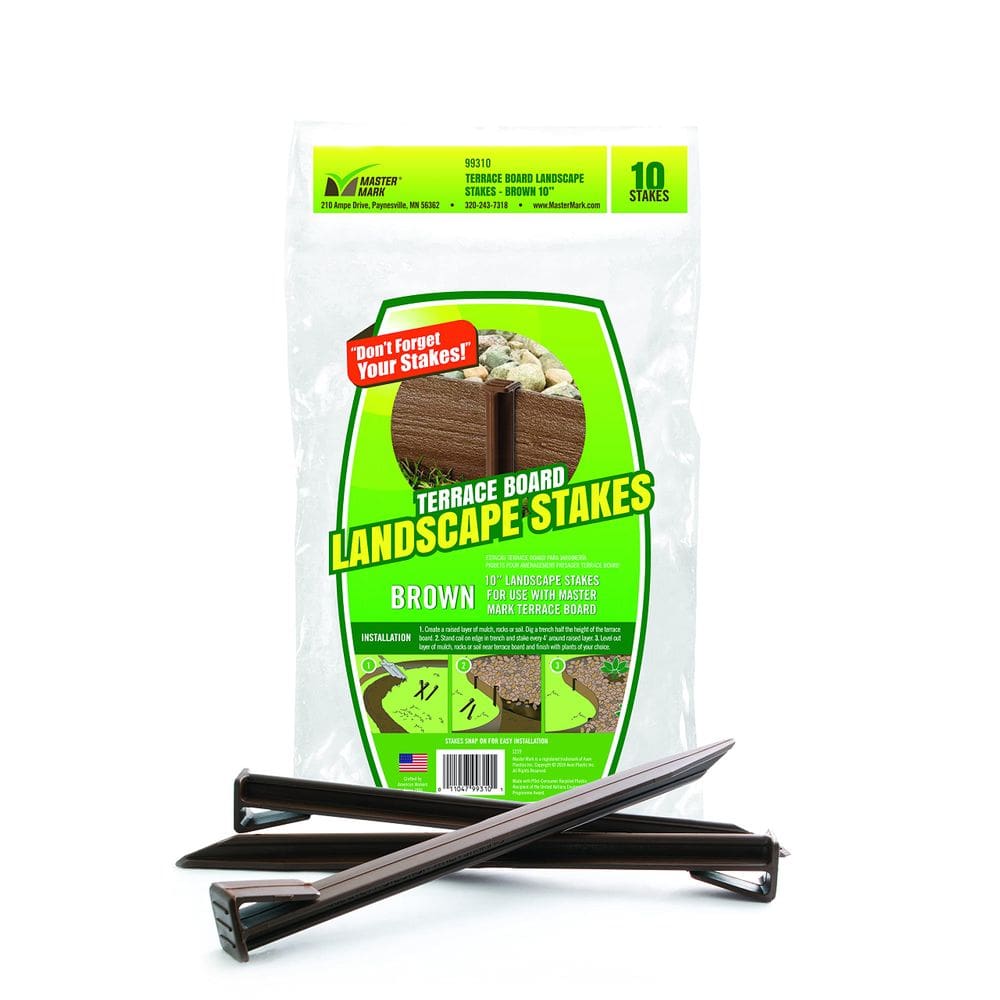 Anchor Stakes Master Mark 99310 25 cm, marrom, pacote com 10