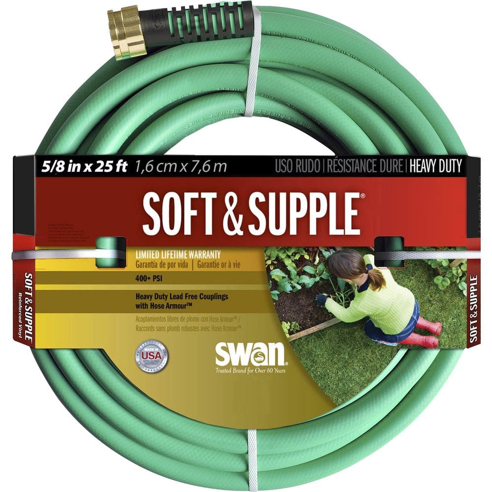 Mangueira de água SWAN SNSS58025 7,6 m x 1,6 cm resistente a torções